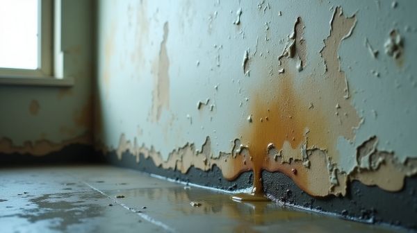Humidite persistante : quand suspecter une fuite plutot qu'une infiltration